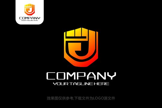 GJ标志电子网络科技logo