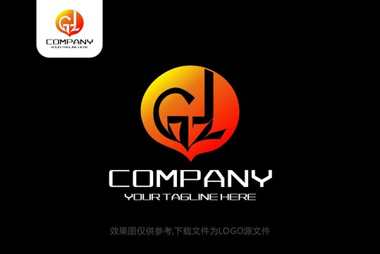 GL标志GL字母logo