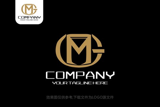 GM标志GM字母logo