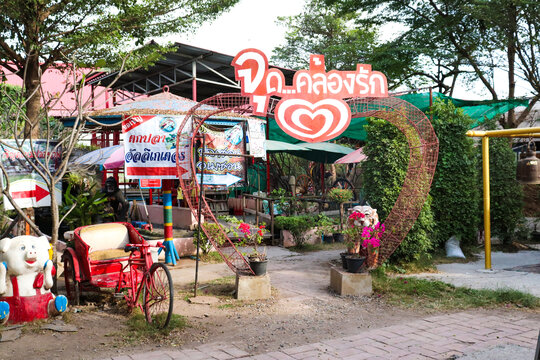 泰国水上市场店铺