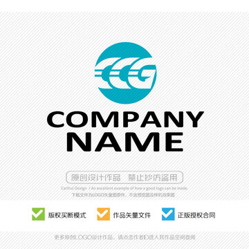 CCG字母LOGO商标标志