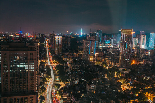 广州城市夜景