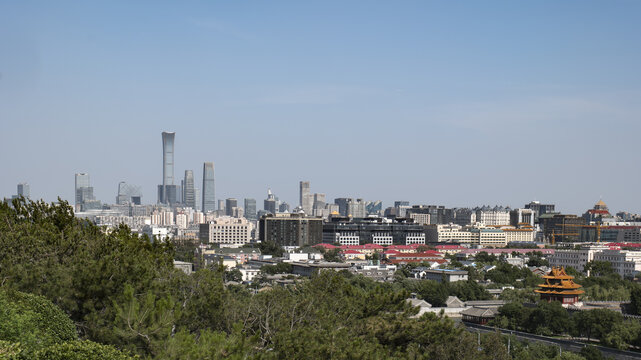 北京国贸城市天际线