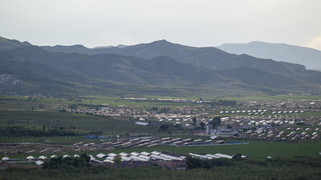 北方山村风光景色