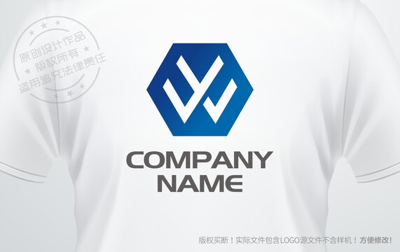 W字母logo字母W设计科技