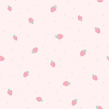 水果草莓卡通图案