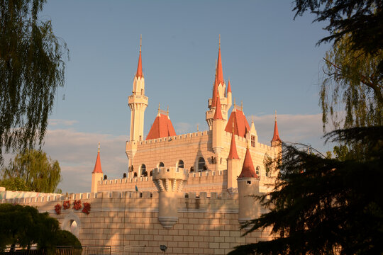 游乐园的城堡
