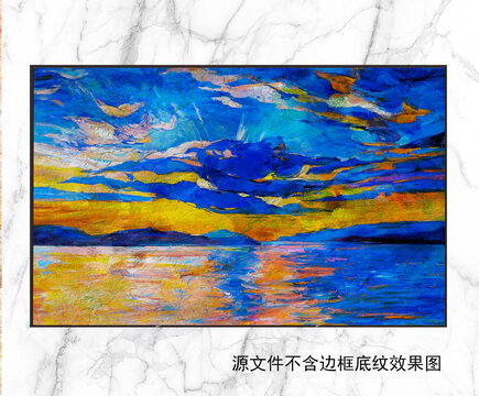 抽象油画