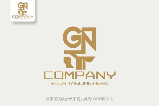 GN标志美容化妆学校logo