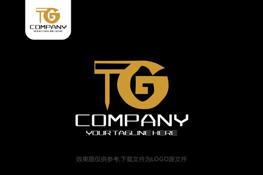 GT字母建筑装潢工程logo