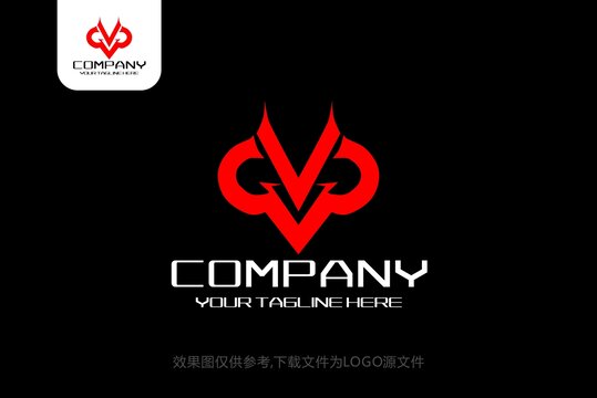 GV金融投资商贸字母logo