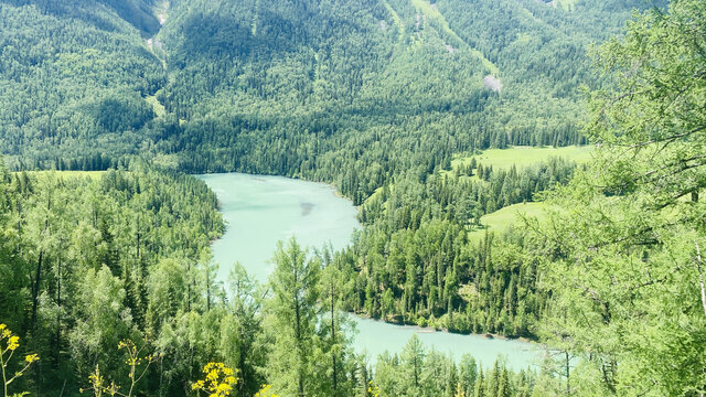 喀纳斯湖神仙湾