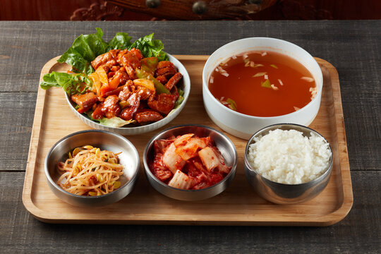 韩国肉酱饭套餐