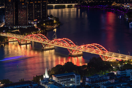 广西柳州文惠桥夜景