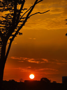 夕阳西下