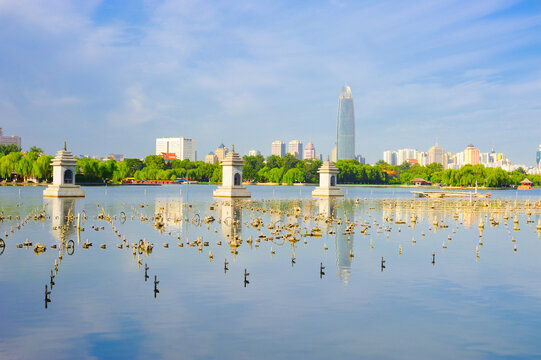 大明湖风景