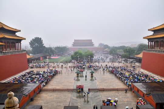 雨中故宫午门