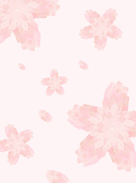 花朵花瓣插画背景元素