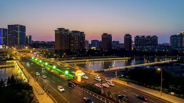 长春夜景