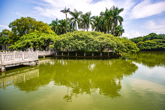 白龙湖湖心岛