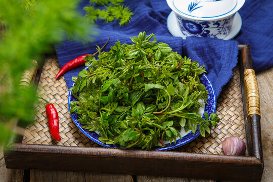 郁郁葱葱的花椒芽