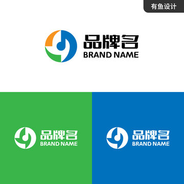 音乐音符LOGO标志设计