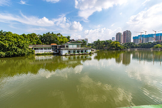 白龙湖仿古建筑