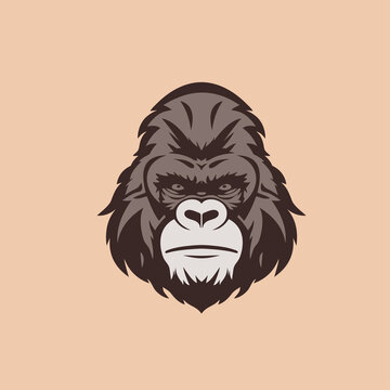 大猩猩插画图案