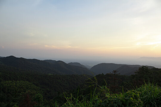 太浮山夕阳