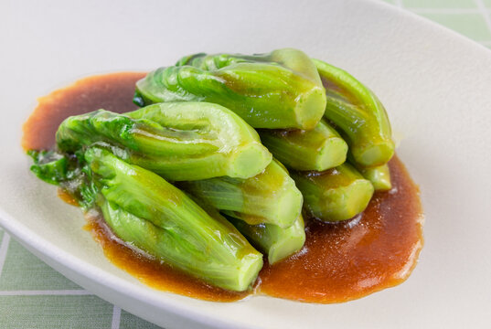 蚝汁生菜胆