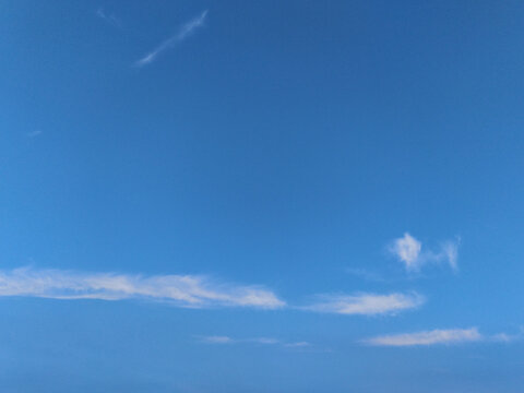 蓝天白云天空背景