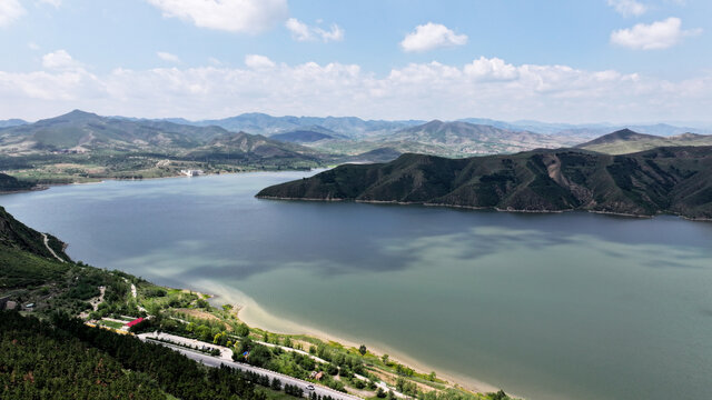 张家口云州水库夏景