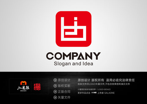 BJ字母LOGO标志设计