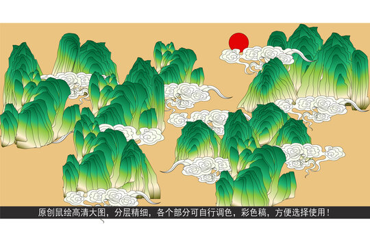 山水装饰画