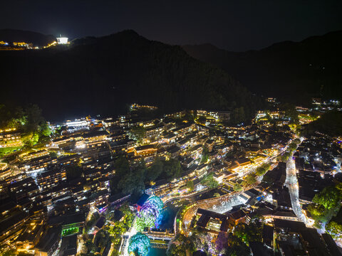 贵州西江千户苗寨夜景