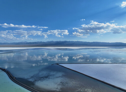 茶卡盐湖天空之镜