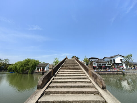 景区村庄马厩村马厩庙大桥