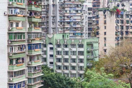 重庆渝中区城市建筑风光