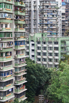 重庆渝中区城市建筑风光