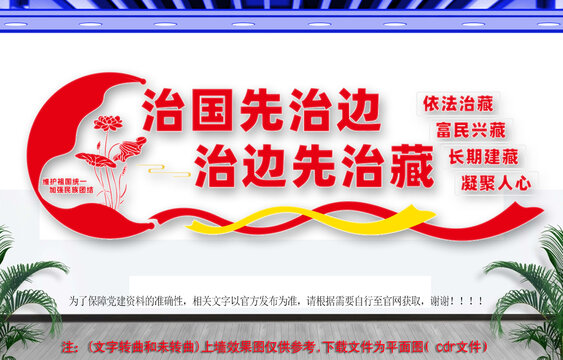 党建治边治藏文化墙