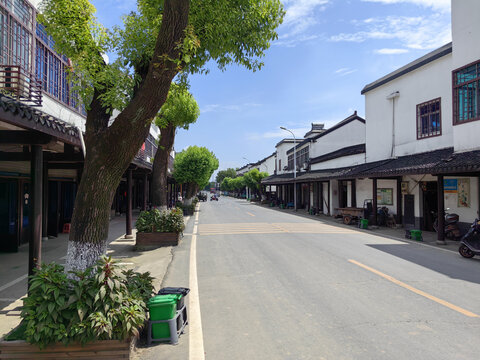 美丽乡村浙江农村集镇乡镇街道