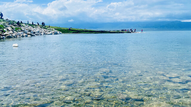 新疆赛里木湖自然风景