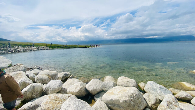 新疆赛里木湖自然风景