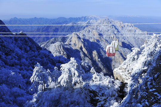 大山冬韵装饰画