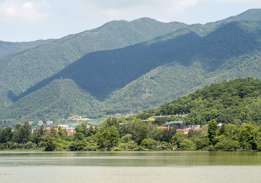广东肇庆市端州区仙女湖美景