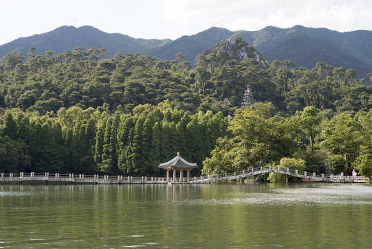 广东肇庆市端州七星岩风景