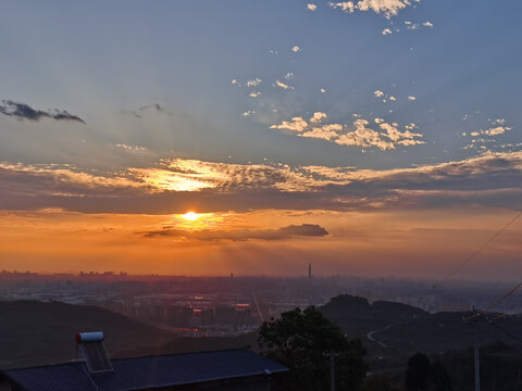 夕阳余晖