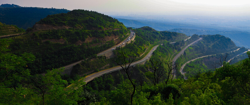 骊山盘山路