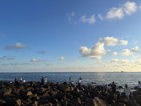 阳江海陵岛大角湾海边风景