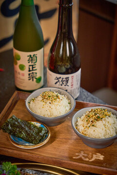 日韩海苔拌饭